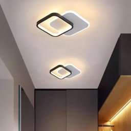 Lustra LED Marcelo 30W, 3 temperaturi de culoare, negru/alb, pentru interior