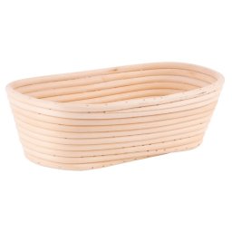 Cos oval din ratan MagicHome pentru dospirea painii, max. 850 g, 35x14x7 cm