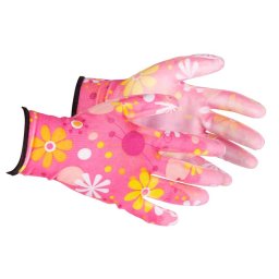Manusi de gradinarit Strend Pro Kalmia XS (06), nylon cu strat PU, 12 perechi