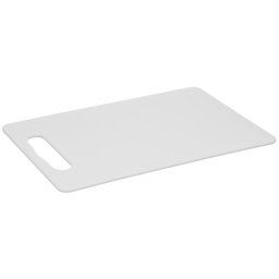 Tocator din plastic MagicHome alb 33,5x23 cm, cu orificiu de agatare