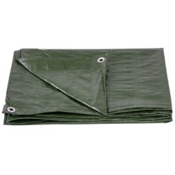 Prelata usoara impermeabila 2x8 m, 65 g/m², verde, cu ocheti