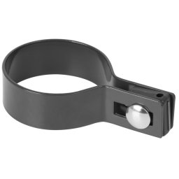 Colier de capat pentru stalp rotund 60 mm, antracit RAL7016, Zn+PVC