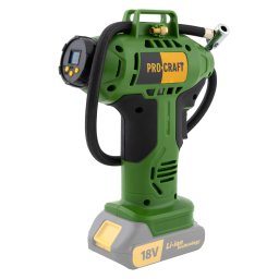 Compresor auto portabil cu acumulator ProCraft LK20, 18V, 12 l/min, 3200 rpm