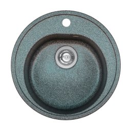 Chiuveta bucatarie din granit Elefant Premium Luna, grafit, 510 mm, montaj pe blat