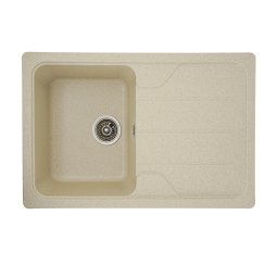 Chiuveta bucatarie din compozit granit Elefant Premium Verona 7850, nisip bej, 775x495