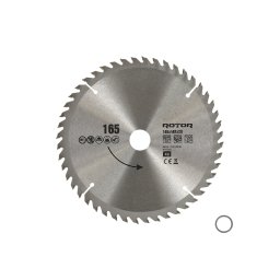 Disc circular pentru lemn Rotor 165x20 mm, 48T, dinti vidia pentru taiere fina