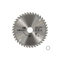 Disc circular pentru taiat lemn Rotor 190x30 mm, 40 dinti Vidia (HM)
