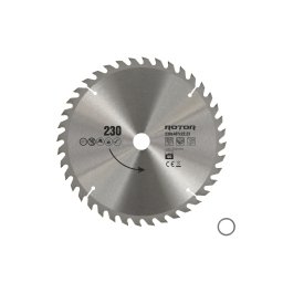 Disc circular pentru lemn Rotor 230 mm, 40 dinti, prindere 22.23 mm