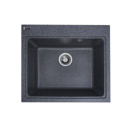 Chiuveta bucatarie din granit compozit Elefant Premium Vesta 5852, grafit