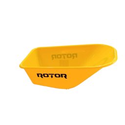 Cuva din plastic 100L Rotor pentru mortar si materiale, galbena