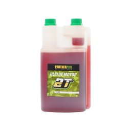 Ulei motor 2T rosu PartnerPro 1L pentru drujba, motocoasa si scuter