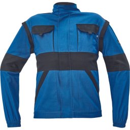 Jacheta de lucru MAX NEO albastra, cu maneci detasabile, marimea 56