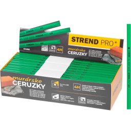 Creion de zidar Strend Pro 4H, 250 mm, mina neagra, forma hexagonala (72 buc)