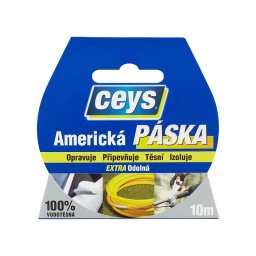 Banda adeziva Ceys tip americana, impermeabila, 10 m x 50 mm