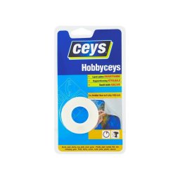 Banda dublu adeziva Ceys Hobbyceys, lipire rapida, 2 m x 15 mm
