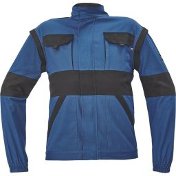 Jacheta de lucru MAX NEO albastra, bumbac 260 g/m², marimea 58