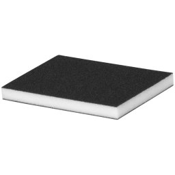 Burete abraziv KONNER G120 pentru finisare, 125x100x10 mm, 3 buc