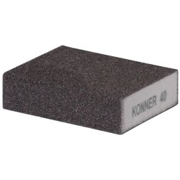 Burete abraziv KONNER P40 AluOxide pentru slefuire 100x70x25 mm