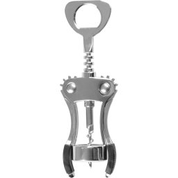 Tirbuson MagicHome pentru vin, cromat, cu manere antialunecare, 19 cm