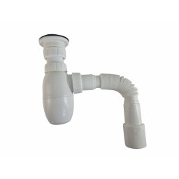 Sifon pentru lavoar A220 1 1/2 cu grila inox si teava flexibila