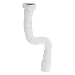 Teava flexibila pentru scurgere D45, 400 mm, Ø40/50 cu piulita 1 1/2
