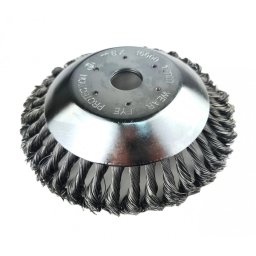 Perie de sarma pentru motocoasa 6 inch, tip cupa, din otel rasucit Elefant