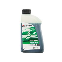 Ulei premium pentru amestec 2T Elefant, verde, 0,5 L – protectie motor