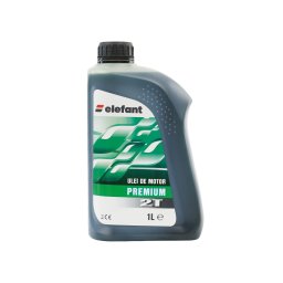 Ulei premium pentru amestec 2T Elefant, verde, 1 L – protectie motor