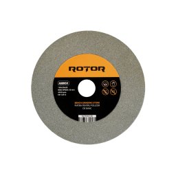 Piatra pentru polizor de banc 150x20x20 mm, granulatie P60, ROTOR