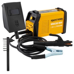Aparat de sudura inverter ROTOR MMA200-MINI 200A cu afisaj LCD color