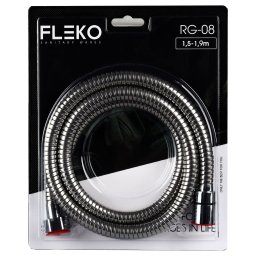 Furtun de dus flexibil din otel inoxidabil 190 cm Fleko RG-08-A