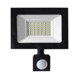 Proiector LED exterior 30W 6500K cu senzor de miscare, IP65 VARGO V-330330