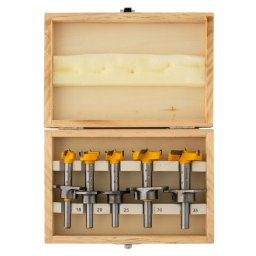 Set freze Forstner Rotor RBF5, 5 piese, 15–35 mm, pentru lemn/PAL/MDF