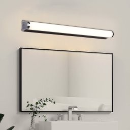 Aplica LED de baie GARDA 10W liniara, lumina calda/neutra/rece, crom