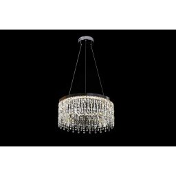 Candelabru LED din cristal CC41003/500CH, 50 cm, dimabil, argintiu
