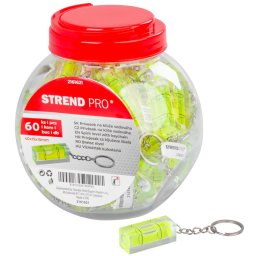 Breloc mini nivela cu bula Strend Pro 40x15x15 mm, set 60 bucati