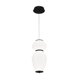 Lustra suspendata LT022/2WH alba, 2xE27, Ø40,5 cm, plexiglas si fier