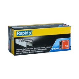 Capse Rapid 53 de 10 mm, din sarma galvanizata, 5000 bucati