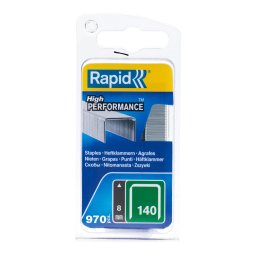 Capse Rapid 140, 8 mm, galvanizate, pentru capsator, 970 bucati