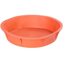 Forma rotunda din silicon MagicHome pentru copt, 24 cm, înaltime 5,5 cm