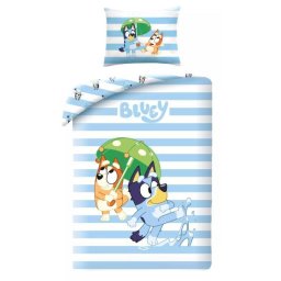 Bluey: Set lenjerie de pat, bumbac - 140 x 200 cm