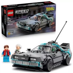 Mașina timpului LEGO® Speed Champions Înapoi în viitor 77256