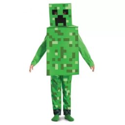 Minecraft: Costum de lux pentru copii Creeper - Mărimea L