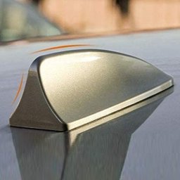 Antena auto activa AM - FM tip ""SHARK TAIL"" culoare GOLD