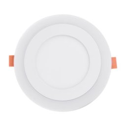 Aplica Bicolora 15W Led MAT incastrabila in tavan fals rigips