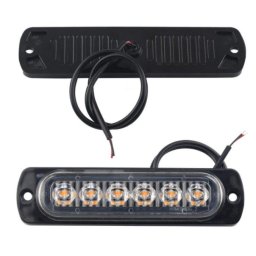 Stroboscop 6 LED lumini de avertizare pentru platforma ATV Tractor Jeep Off Road