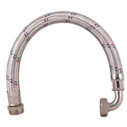 Racord flexibil cu cot pentru hidrofor, lungime 80 cm grosime 80