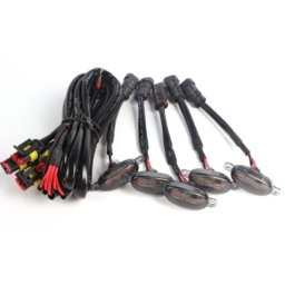 Set 5 lumini x 4 Leduri Grila Auto lumin aGalbena