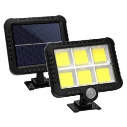 Proiector solar 10W 6 casete COB SL-F120 Senzor de lumina si miscare