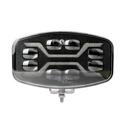 Proiector led auto 9 inch cu lupa spider Off Road utilaje camion cu pozitie alba si functie stroboscopica galbena 12 24V